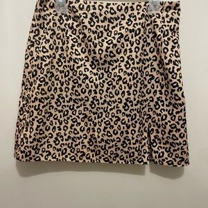 Leopard Print Women's Skirt